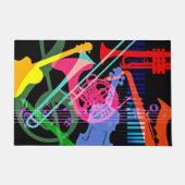 Musical Instruments Pop Art Design Deurmat (Voorkant)