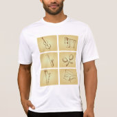 Musical Instruments Sketch T-shirt (Voorkant)