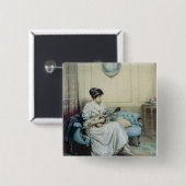 Musical interlude, 1917 vierkante button 5,1 cm (Voorkant /achterkant)