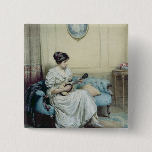 Musical interlude, 1917 vierkante button 5,1 cm (Voorkant)