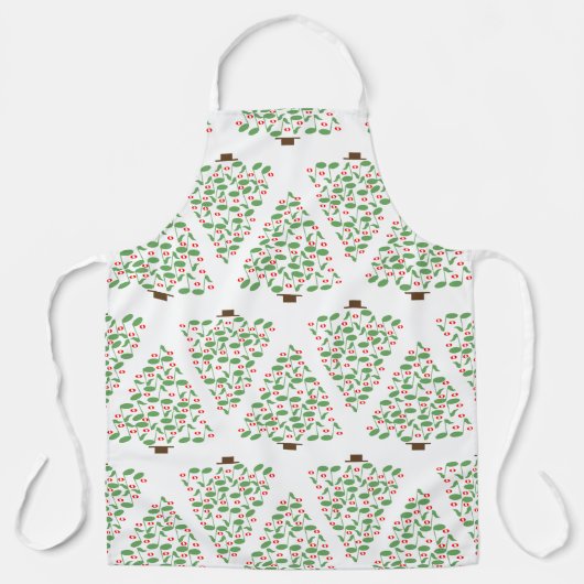 Musical kerstboom Apron Schort (Voorkant)
