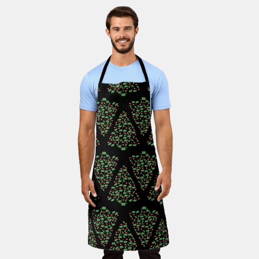 Musical kerstboom Apron Schort (Gedragen)