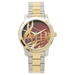 Musical key Golden - Horloge