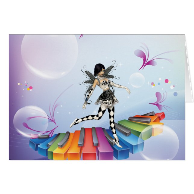 Musical Keyboard Faerie (Voorkant Horizontaal)