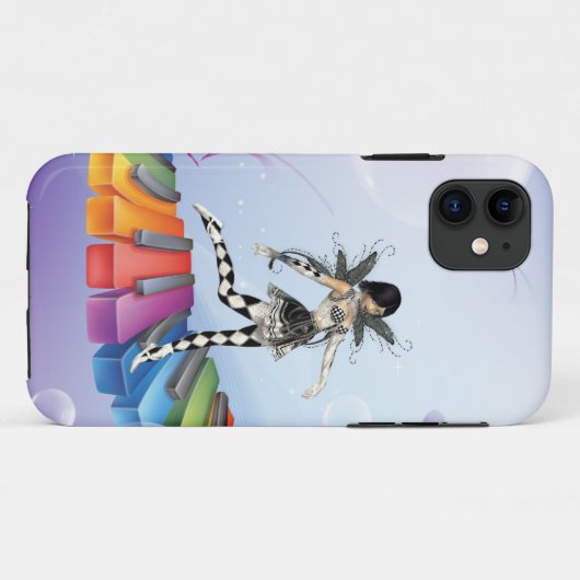 Musical Keyboard Faerie Case-Mate iPhone Case (Achterkant (horizontaal))