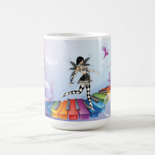 Musical Keyboard Faerie Koffiemok