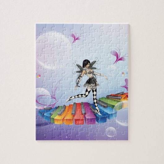 Musical Keyboard Faerie Legpuzzel (Verticaal)