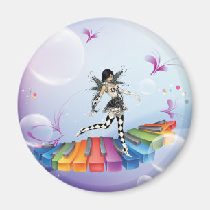 Musical Keyboard Faerie Magneet