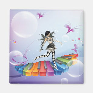 Musical Keyboard Faerie Magneet