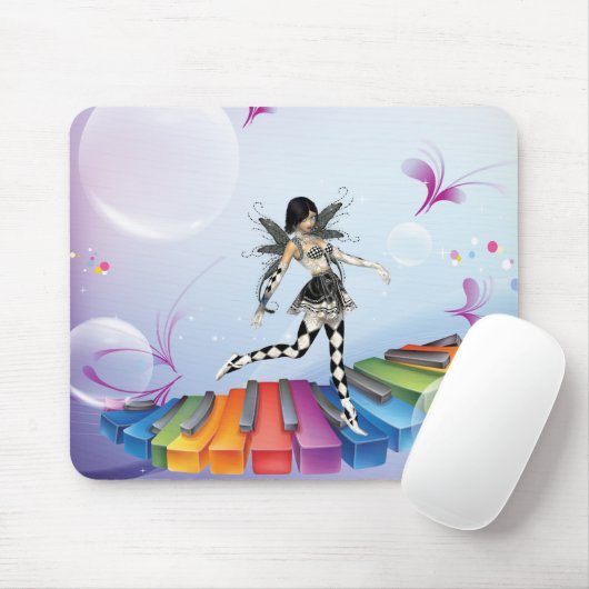 Musical Keyboard Faerie Muismat (Met muis)