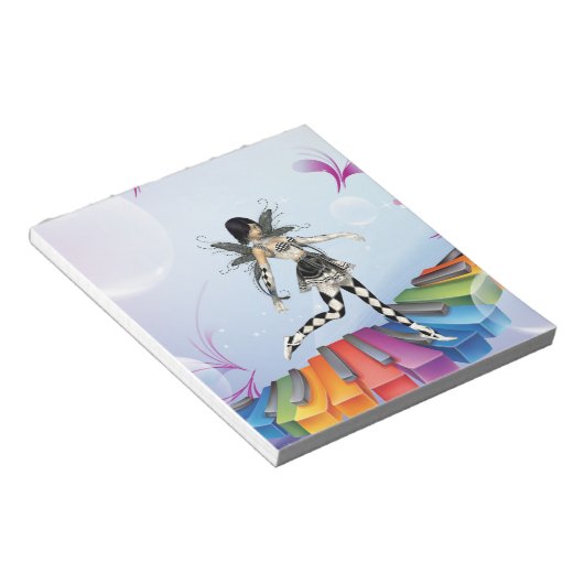 Musical Keyboard Faerie Notitieblok (Schuin)