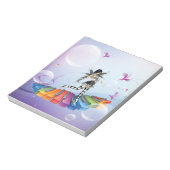 Musical Keyboard Faerie Notitieblok (Linkerzijde)