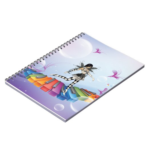 Musical Keyboard Faerie Notitieboek (Linkerzijde)