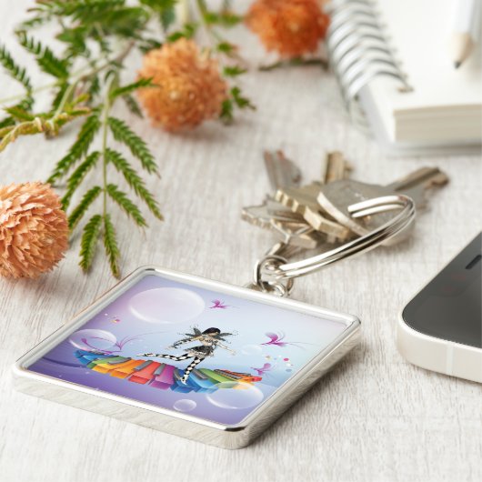 Musical Keyboard Faerie Sleutelhanger (Zijkant)