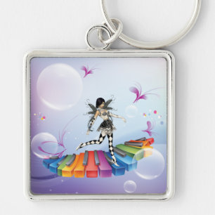 Musical Keyboard Faerie Sleutelhanger