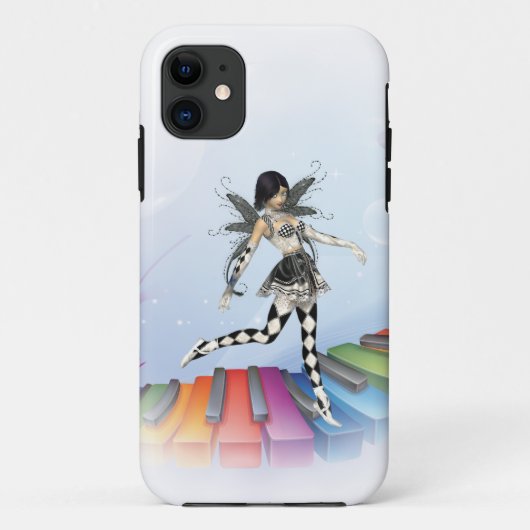 Musical Keyboard Faerie Vignette Case-Mate iPhone Case (Achterkant)