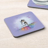 Musical Keyboard Faerie Vignette Drankjes Onderzetter (Linkerzijde)