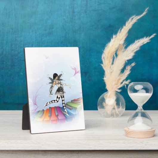 Musical Keyboard Faerie Vignette Fotoplaat (Zijkant)