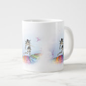 Musical Keyboard Faerie Vignette Grote Koffiekop (Voorkant rechts)