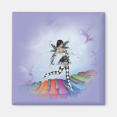 Musical Keyboard Faerie Vignette Magneet (Voorkant)