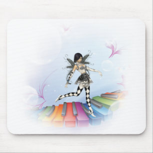 Musical Keyboard Faerie Vignette Muismat
