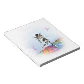 Musical Keyboard Faerie Vignette Notitieblok (Schuin)
