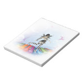 Musical Keyboard Faerie Vignette Notitieblok (Linkerzijde)