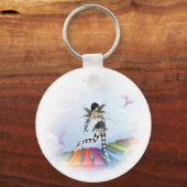 Musical Keyboard Faerie Vignette Sleutelhanger (Voorkant)