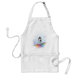 Musical Keyboard Faerie Vignette Standaard Schort