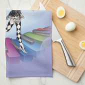 Musical Keyboard Faerie Vignette Theedoek (Quarter Fold)