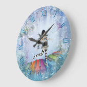 Musical Keyboard Faerie Vignette Wall klok (Hoek)