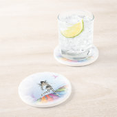 Musical Keyboard Faerie Vignette Zandsteen Onderzetter (Zijkant)