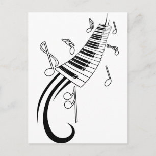 Musical Keys Briefkaart