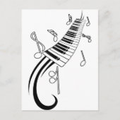 Musical Keys Briefkaart (Voorkant)