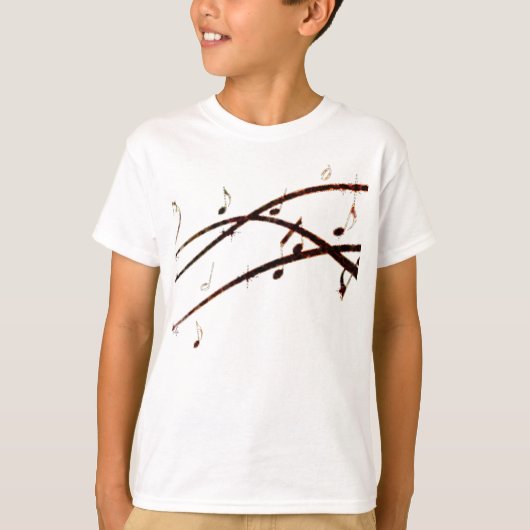 Musical Lava Notes Products T-shirt (Voorkant)