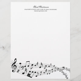 Musical Letterhead Briefhoofd