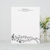 Musical Letterhead Briefhoofd (Staand voorkant)