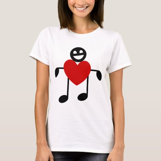 Musical Love T-shirt (Voorkant)