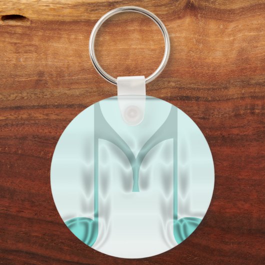 Musical "M" Letter Sleutelhanger (Voorkant)