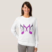 Musical "M" Letter T-shirt (Voorkant volledig)