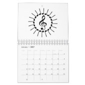 Musical Mandala Kalender (Jan 2027)