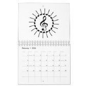 Musical Mandala Kalender (Feb 2026)