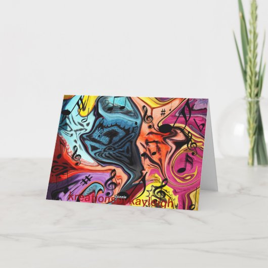 Musical Mayhem Kaart (Achterkant)