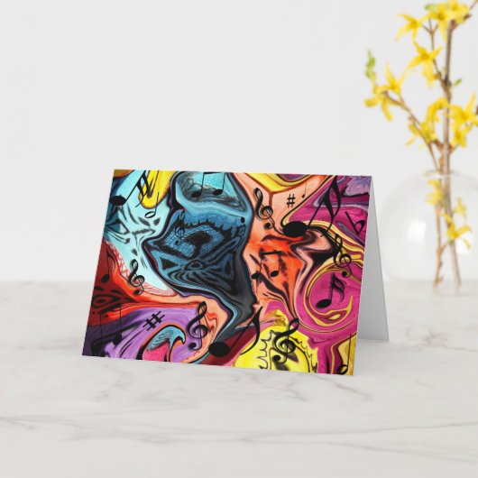 Musical Mayhem Kaart (Gele Bloem)