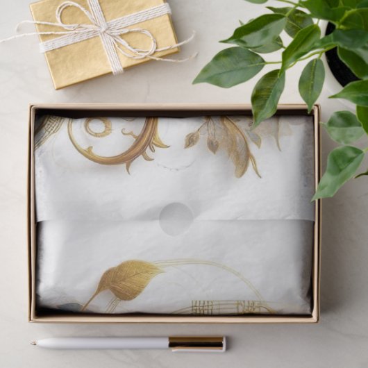 Musical Medley Song Bird Decoupage Tissuepapier (Geschenk)