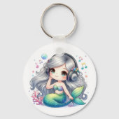 Musical Mermaid  Sleutelhanger (Achterkant)