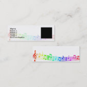 Musical Mini Visitekaartje (Voorkant / Achterkant)