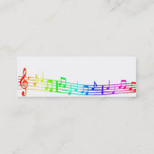 Musical Mini Visitekaartje (Achterkant)