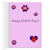 MUSICAL MOEDERDAG CAT & OWL, Roze Fuchsia White (Binnen (Rechts))