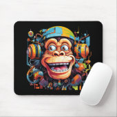 Musical Monkey Mouse Pad Muismat (Met muis)